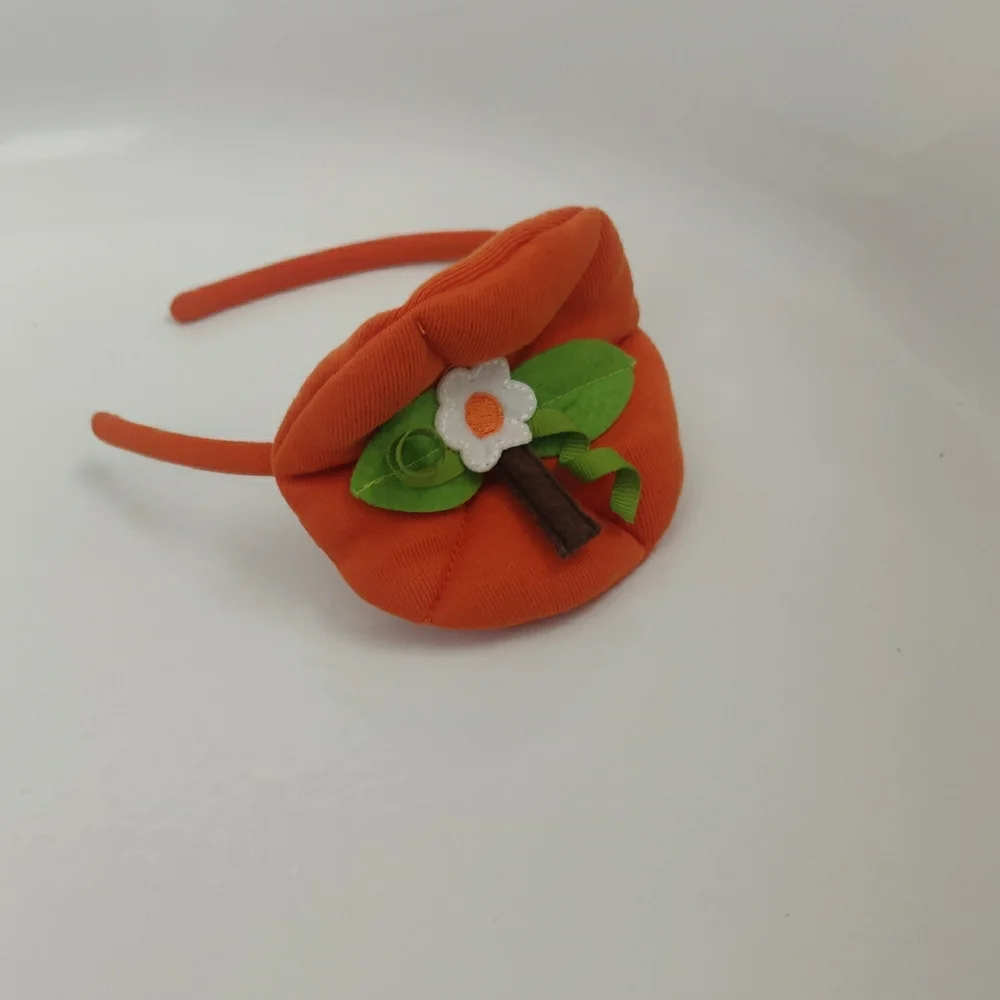 Gymboree Orange Pumpkin Floral Kids/Toddlers Headband Accessories